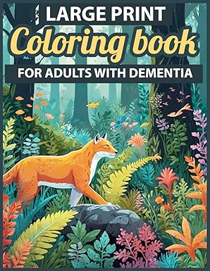 Large Print Adult Coloring Book